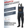 Полукомбинезон забродный NORFIN PILOT BOOTFOOT р.44-XL с сапогами 82231-44-XL